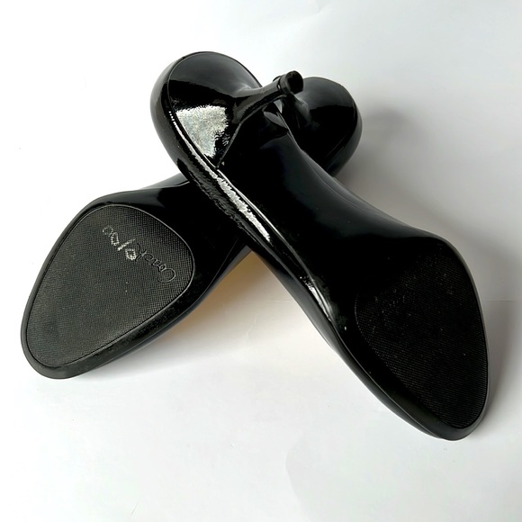 NWOT Coach Patten Leather Black Close Toe 3” High Heels 👠, without Box Sale - Picture 3 of 4